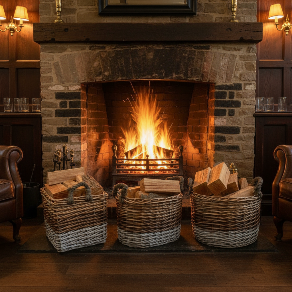 Full set of 3 Triple Tone Chunky Storage Baskets