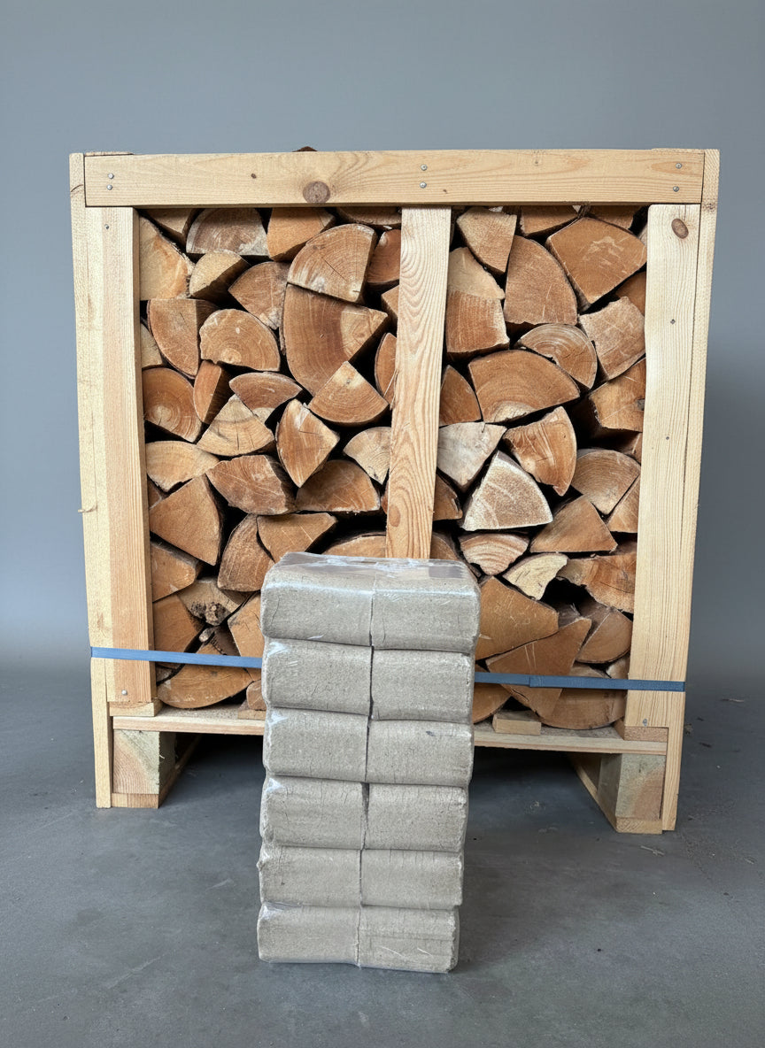 RUF OAK Heat Log Briquettes – George Donald Logs